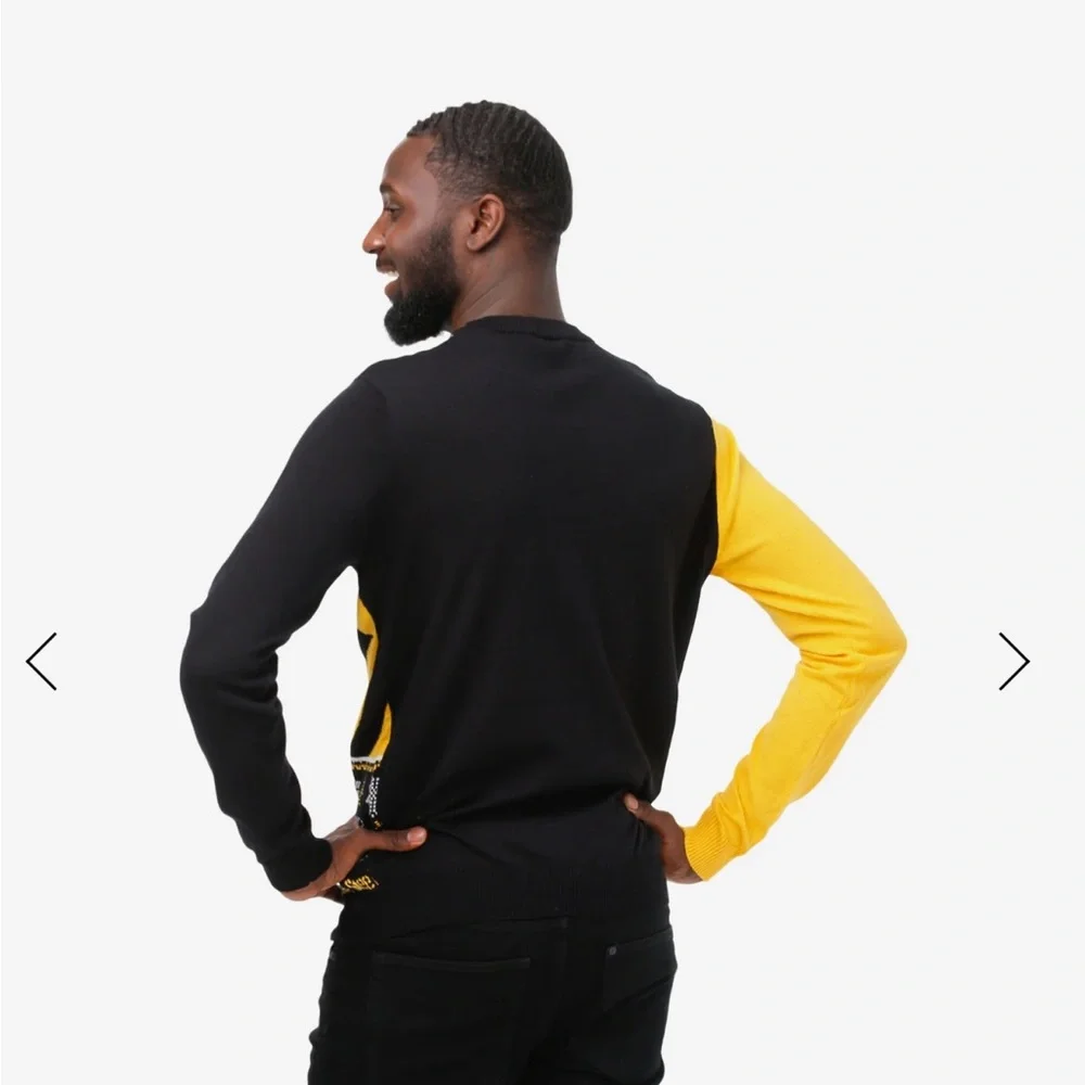 Steelers Black and Yellow Sweater - Picture 2 of 7